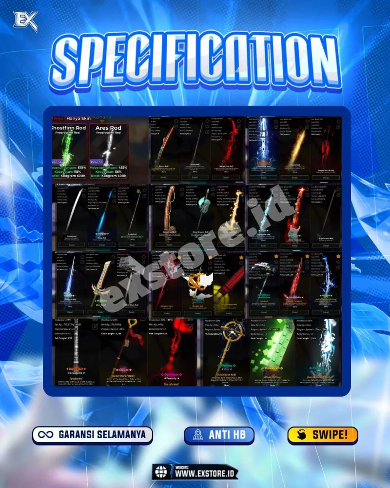 LIMITED CARS 21 + GAMEPASS 3 + DDS MOTOR LIMITED 4 + GAMEPASS 2 + FISCH LEVEL 1500