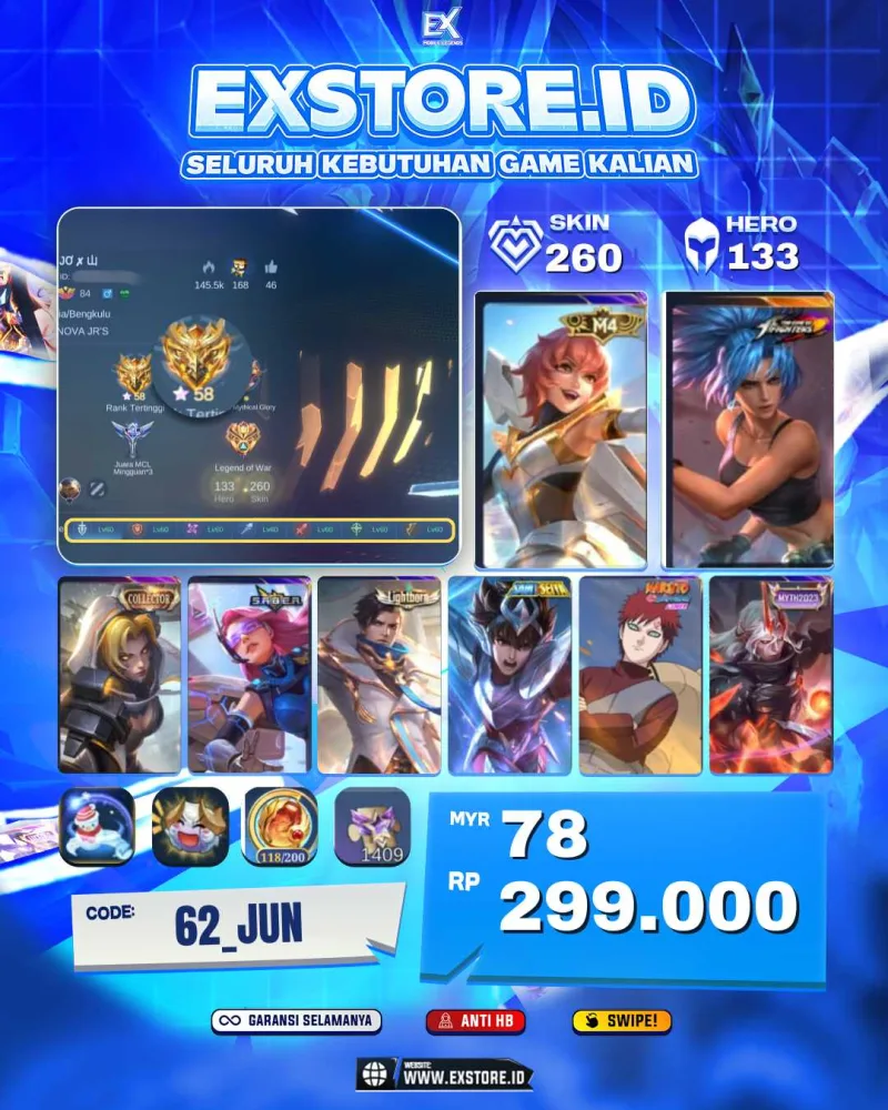 BETRIX PRIME + KARINA KOF +  NATALIA COLLECTOR +  BADANG SAIN SEIYA