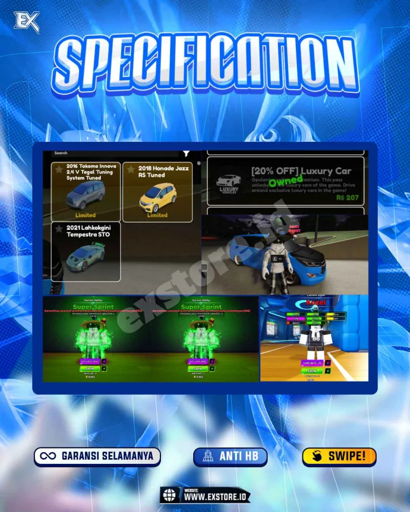 AVATAR ACCOUNT + LIMITED ACCESSSORIES