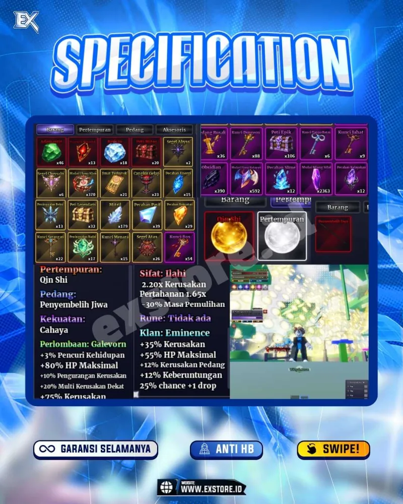 ACCOUNT LEVEL MAX MYTHIC MELEE & SWORD SECRET TRAIT + MYTHIC RACE & LEGENDARY CLAN