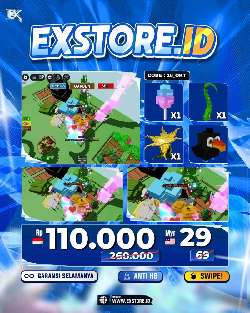 CANDYBLOSOM 1 + PRINCESS THORN + HONEYSUCKLE