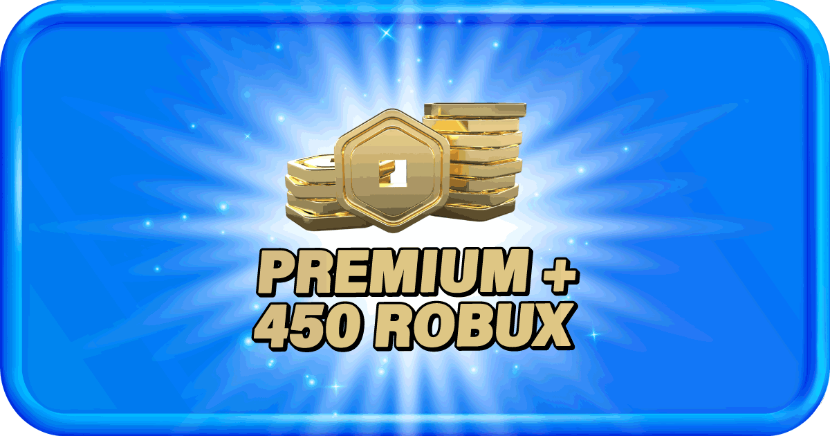 PREMIUM + 450 ROBUX (VIA LOGIN INSTAN)